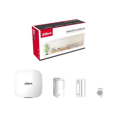 DAHUA WİFİ + 2G ALARM SETİ (WİFİ+2G ALARM PANELİ,HAREKET DEDEKTÖRÜ,MANYETİK KONTAK,KUMANDA)