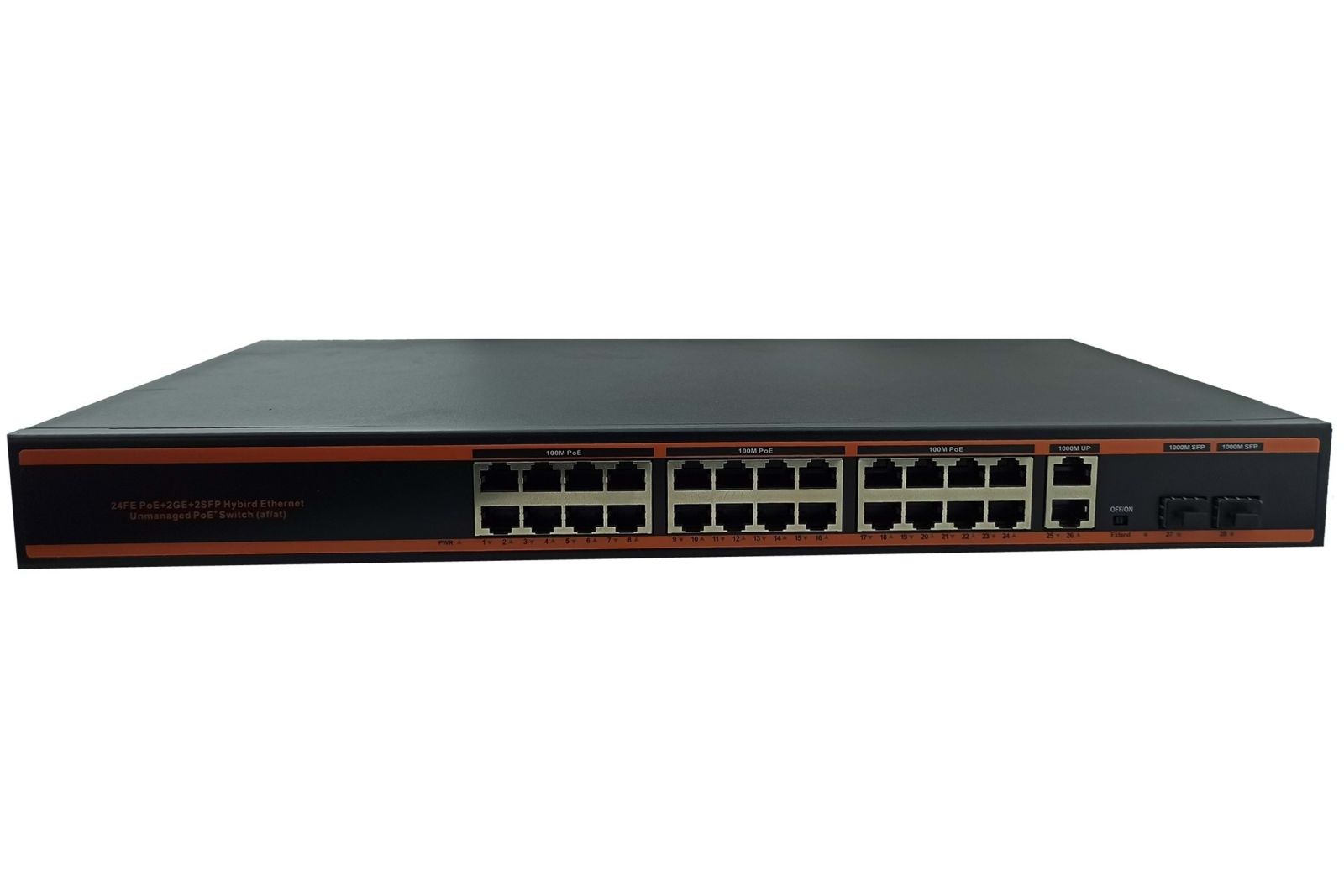 24 PORT 10/100MB POE 2 PORT GİGABİT UPLİNK 2 PORT SFP PORT SWİTCH 450W