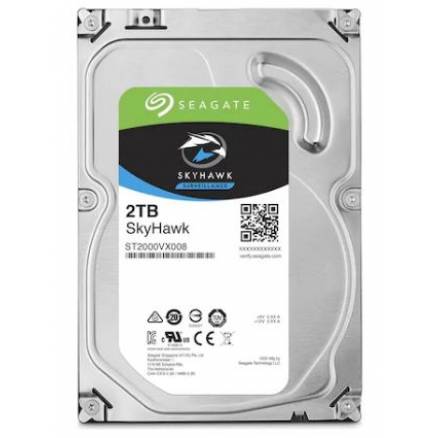 2TB SEAGATE SKYHAWK 64MB 7/24 ST2000VX008