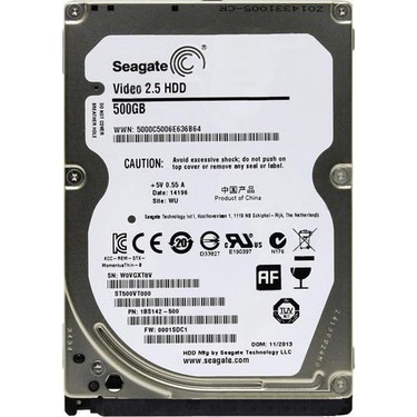 500GB SEAGATE VİDEO 2.5 HDD