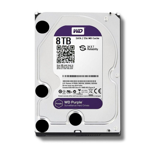 8TB WESTERN DİJİTAL PURPLE SATA 6.0GB/S 7200 RPM