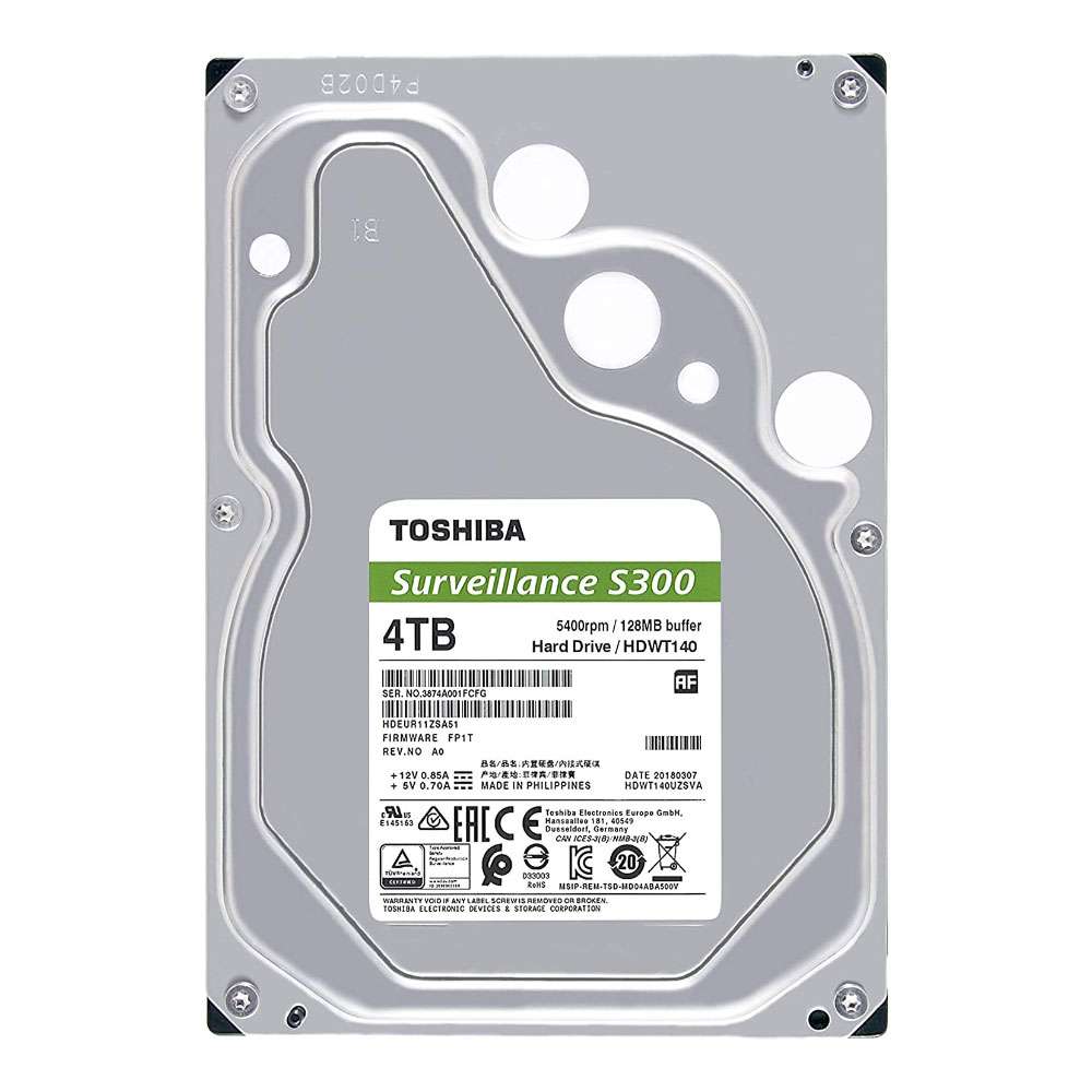 4TB TOSHİBA 5400RPM S300 SATA3 256MB HDWT840UZSVA