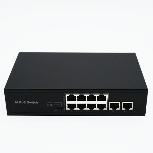 PS10M-82EEM 8 PORT POE + 2 UPLİNK SWİTCH 120W POE ÇIKIŞ GÜCÜ