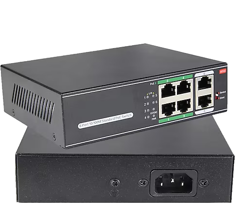 POE SW04-100 4 PORT 10/100 2 UPLINK POE SWİTCH