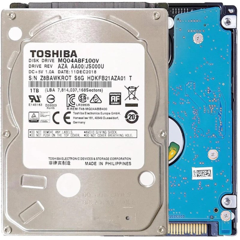 1TB TOSHİBA 2.5 İNÇ HDD