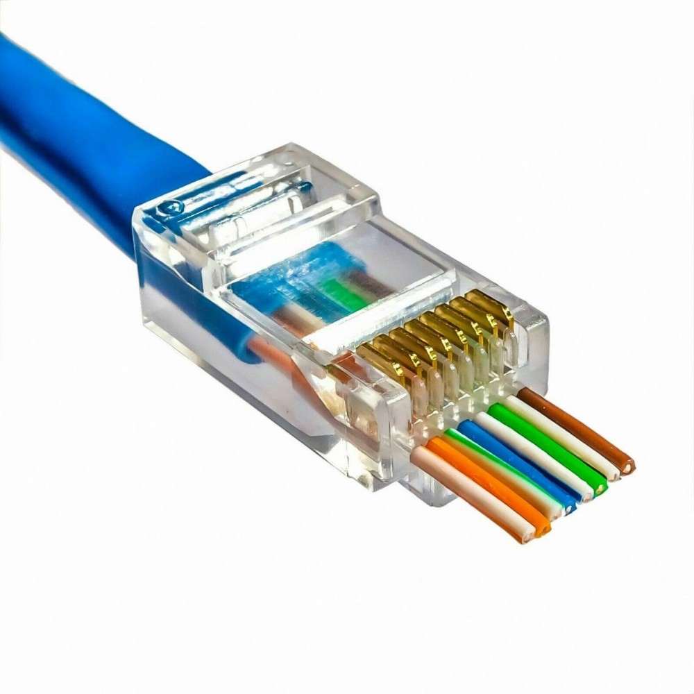 CAT6 UTP RJ45 CONNECTOR EZ (PLUG) TEKLİ