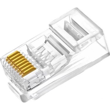 CAT6 UTP RJ45 CONNECTOR (PLUG) TEKLİ