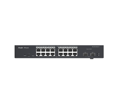 RUIJIE REYEE RG-ES218GC-P 16 PORT GIGABIT +2XGB SFP UPLINK CLOUD YONETILEBILIR 240W POE SWITCHRUIJIE REYEE RG-ES218GC-P 16 PORT